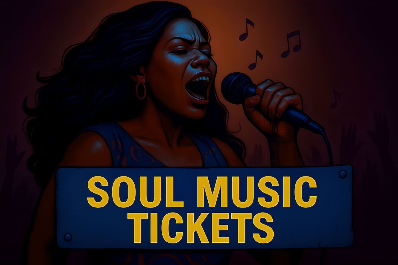 Soulful Blues Singer, Pouring Emotion Into Every Note She Sings
